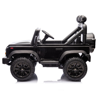 Licensed 2015 Land Rover Defender 90, 24V Kids Ride-On xxl Car with Parental Control, 2wd, Four-Wheel Suspension, Bluetooth, mp3, Led Lights, 1.86-3.11mph, for Kids 3-7