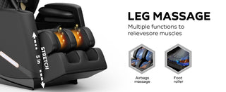 2024 Full Body Massage Chair Recliner with Zero Gravity, Full Body Air Pressure