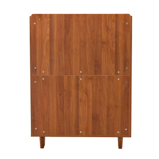 Modern minimalist storage cabinet, Japanese rattan shoe cabinet, bed top cabinet, small home furniture. Suitable for corridors and living rooms. GZ-DI-03