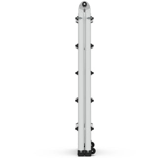 22ft Aluminum Multi-Position Ladder with Wheels, 300 lbs Weight Rating