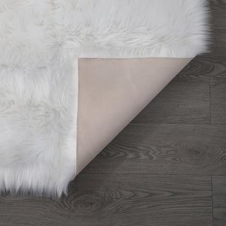 Cozy Collection Ultra Soft Fluffy Faux Fur Sheepskin Area Rug