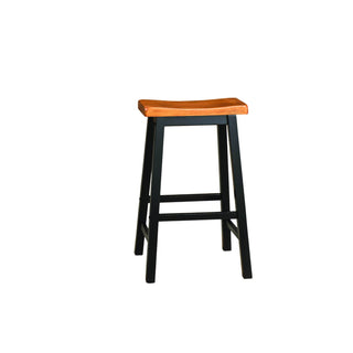 Wood 29" SADDLE STOOL