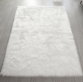 Cozy Collection Ultra Soft Fluffy Faux Fur Sheepskin Area Rug