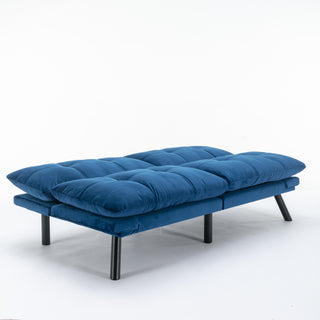 Navy Blue Convertible Folding Modern sofa Bed