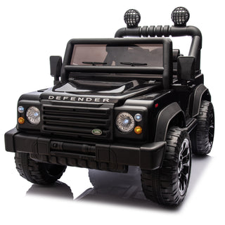 Licensed 2015 Land Rover Defender 90, 24V Kids Ride-On xxl Car with Parental Control, 2wd, Four-Wheel Suspension, Bluetooth, mp3, Led Lights, 1.86-3.11mph, for Kids 3-7