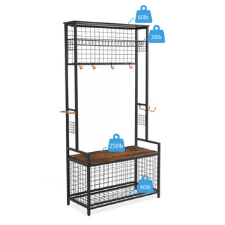 Garage Sports Equipment Organizer System Ball Gear Basketball Racks for Balls, Ball Holder with Baskets, Indoor/Outdoor Kids Toys Storage Organizer