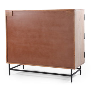 Geometry Cabinet - Modern Storage Cabinet with Geometric Design, Stylish Storage Solution for Home or Office