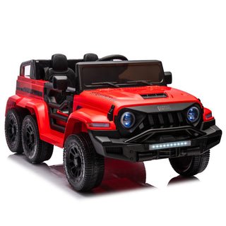 24V Ride On Car for Kids Battery Powered Ride On 4WD Toys with Remote Control,Parents Can Assist in Driving,Music and Lights,Five-Point Safety Belt,Rocking chair mode for back-and-forth swinging