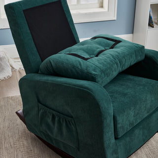 Accent Chair TV Chair, Living Room Chair, Lazy Recliner Comfortable Fabric Leisure Sofa, Modern High Back Armchair