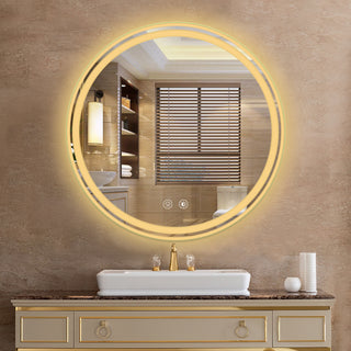 Round Bathroom Mirror 24X24 inch