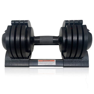 22 lbs Adjustable Dumbbell, Steel & Plastic Construction, Home Gym Equipment for Strength Training