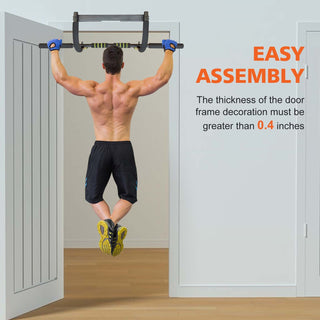 Wall Mounted Pull Up Bar and Chin Up Bar , Portable Dip Bars for Home Gym, Indoor Exercise Equipment for Strength Training