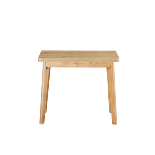 Wooden foldable table, rubber wood leg MFC tabletop, foldable computer desk, foldable office desk, suitable for restaurants, living rooms, terraces, kitchens