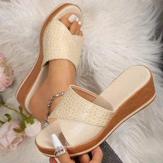 PU Leather Open Toe Sandals