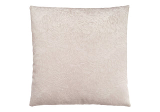 Pillows, 18 X 18 Square, Insert Included, Decorative Throw, Accent, Sofa, Couch, Bedroom, Beige Hypoallergenic Polyester, Modern