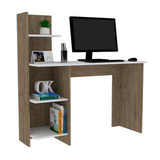 Tecoa Writing Desk, Four Shelves