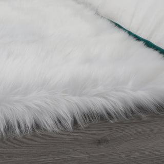 Cozy Collection Ultra Soft Fluffy Faux Fur Sheepskin Area Rug