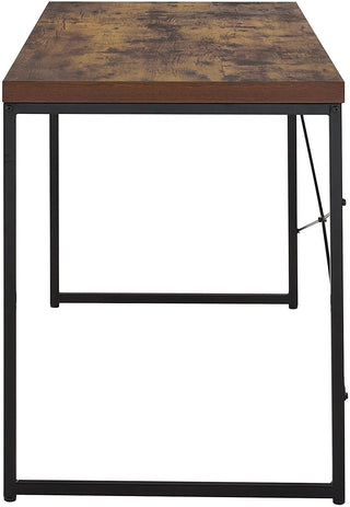 ACME Bob Desk in Weathered Oak and Black, 92396 – Modern Office Desk with Sleek Design