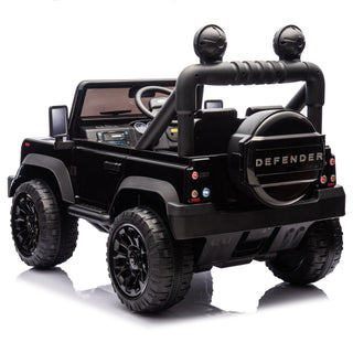 Licensed 2015 Land Rover Defender 90, 24V Kids Ride-On xxl Car with Parental Control, 2wd, Four-Wheel Suspension, Bluetooth, mp3, Led Lights, 1.86-3.11mph, for Kids 3-7