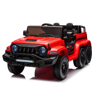 24V Ride On Car for Kids Battery Powered Ride On 4WD Toys with Remote Control,Parents Can Assist in Driving,Music and Lights,Five-Point Safety Belt,Rocking chair mode for back-and-forth swinging