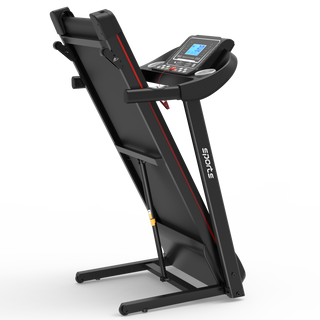 Fitshow App Home Foldable Treadmill with Incline, Folding Treadmill for Home Workout, Electric Walking Running Treadmill Machine 5" LCD Screen 250 LB Capacity Bluetooth Music