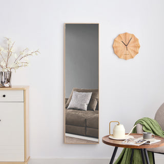 Solid Oak Wood Frame Mirror (60in. x 17.3in.) Suitable for Dressing, Bedroom Entrances, Decorative Mirror, and Clothing Store.