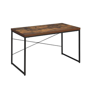 ACME Bob Desk in Weathered Oak and Black, 92396 – Modern Office Desk with Sleek Design