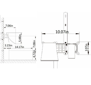 Wall Mount Widespread Bathroom Faucet