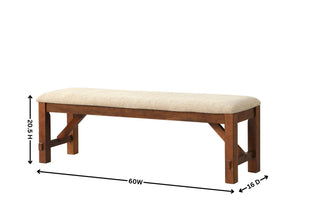 Karven Solid Wood Dining Bench