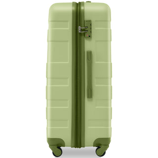 Luggage Set 3-Piece Expandable ABS Hardshell Suitcase, Lightweight and Durable with TSA Lock, Spinner Wheels, 20", 24", 28" ,Light Green