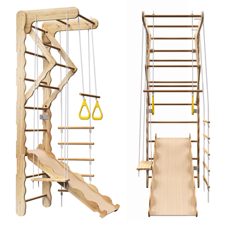 Toddler Climbing Toys Indoor Kids Pikler Triangle Set Foldable Indoor Ladder Climbing Gym Climber