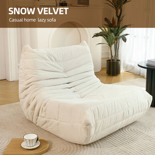 No Installation Bean Bag Chair Big Beanbag Chair for Adults Bean Bag Lounger Foam Chair for Home, Apartment, Living room or Gaming Venue Sofa in a box