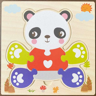 3D Wooden Animal Puzzles - Educational Toy