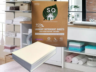 SQ Eco Laundry Strips - Rose Bush 160 loads / 80 sheets (4 Boxes)