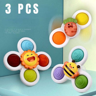 Baby Bath Spinner Suction Cup Toys - Educational Toy