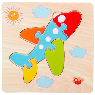 3D Wooden Animal Puzzles - Educational Toy