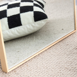 Solid Oak Wood Frame Mirror (60in. x 17.3in.) Suitable for Dressing, Bedroom Entrances, Decorative Mirror, and Clothing Store.