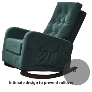 Accent Chair TV Chair, Living Room Chair, Lazy Recliner Comfortable Fabric Leisure Sofa, Modern High Back Armchair