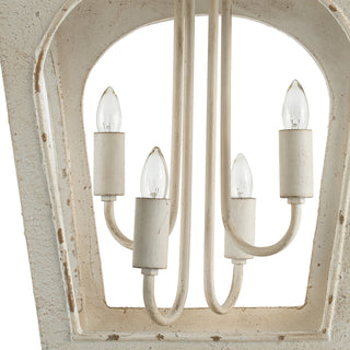 Illuminate your space with the elegant charm of this 4-Light Wood Chandelier. Perfect for the kitchen, dining room, foyer, or entryway, this hanging light fixture features a beautiful wooden frame with a rustic, yet modern appeal. The adjustable chain allows you to customize the hanging height to fit your space, providing versatility in placement.

This chandelier is designed to accommodate four bulbs (bulbs not included), offering ample lighting while enhancing the ambiance of any room. Its stylish blend o