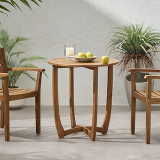 HERMOSA 27.5'' CIRCULAR WOOD TABLE