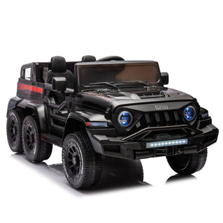 24V Ride On Car for Kids Battery Powered Ride On 4WD Toys with Remote Control,Parents Can Assist in Driving,Music and Lights,Five-Point Safety Belt,Rocking chair mode for back-and-forth swinging