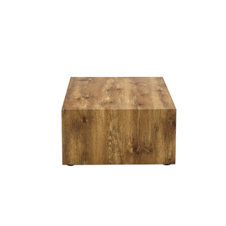 Modern MDF coffee table with wood texture pattern -39.37x23.62x11.81 inches - stylish and durable design