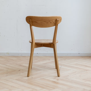 Dining Chair Wooden FAS Grade Oak, Natural Wood, Made in North America, 100% Dirt-Free Solid Chair, Simple and Natural Design,46.5 * 54 * 80cm, Set of 4