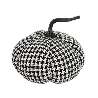 7x7x7.5" Fabric Pumpkin Decor, for Holiday Halloween Decoration