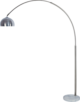 81"H STEEL MODERN ARCH FLOOR LAMP