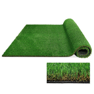 6.5FTX13FT Outdoor Artificial Grass Runner Rug, Thick Realistic Fake Grass Roll Decor Patio Balcony Garden Lawn, Dog Pets Turf Drain Mat, 1.38" Pile Height