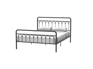 Tara Metal Bed Queen, Black