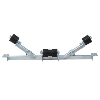 Boat Trailer Bottom Support Bracket with Keel Rollers capacity 2204 lbs