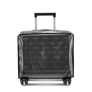 18" Carry-On Luggage with Front Open Door and Laptop Interlayer, PC Hard Shell Suitcase, Built-In TSA Lock, Lightweight Hardside Spinner Wheels, Airline Approved for Men and Women