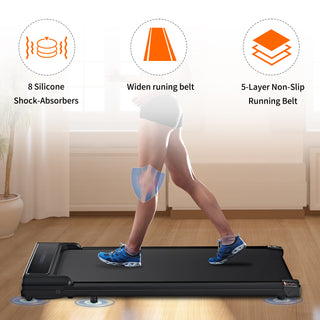 Walking Pad 300 lb Capacity, Desk Treadmill for Home Office, Protable Treadmill Under Desk, Walking Treadmills for Home,0.6 to 3.8 mph Portable Treadmill